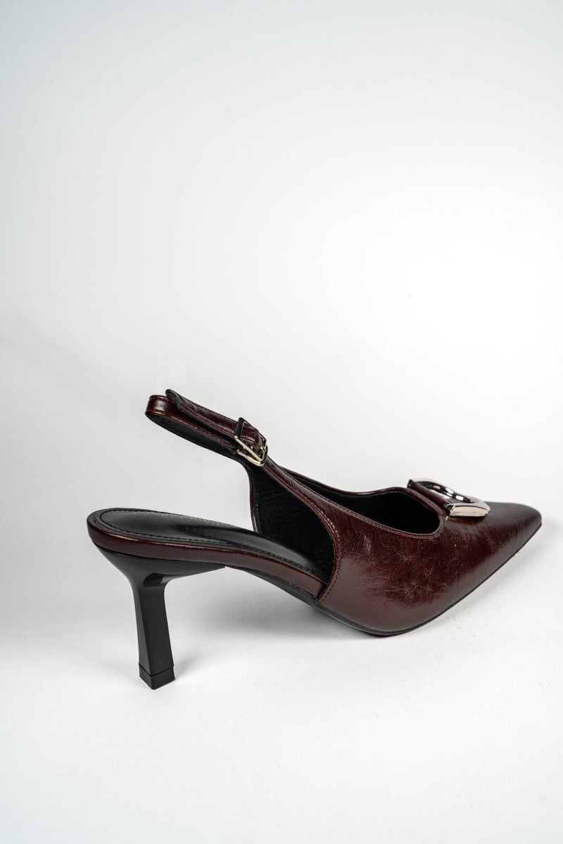 جيومني بغل الكعب المتوسط للنساء – كعب أنيق بدون ظهر للمكتب، للحفلات والملابس اليومية - Image 3